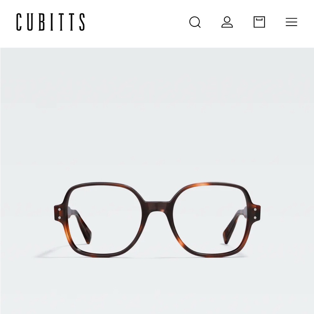 Cubitts Romilly Dark Brown Frame 52mm Eyeglasses